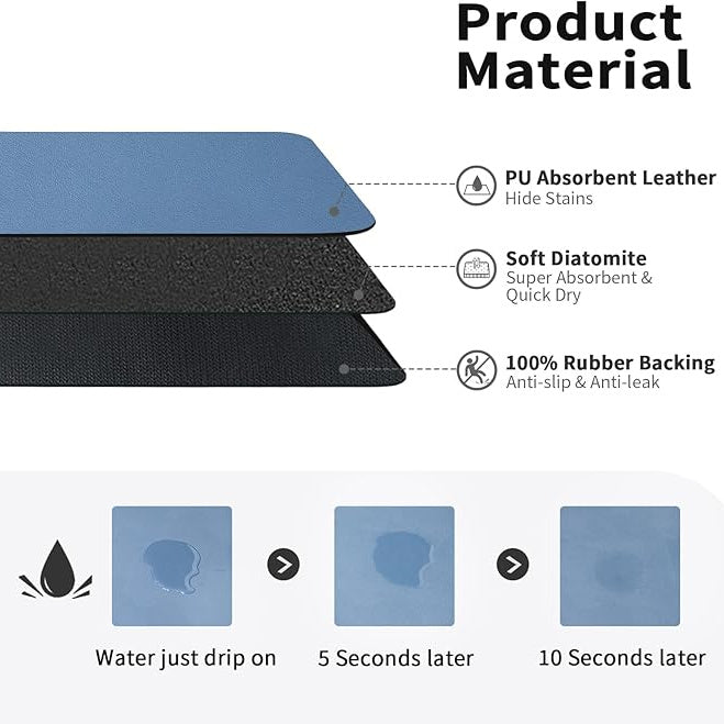π₯ New for 2025 π Kitchen Super Absorbent Draining Mat