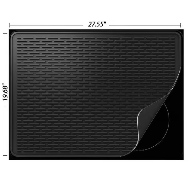 Heat-Resistant Silicone Stove Cover Mat & Utensils