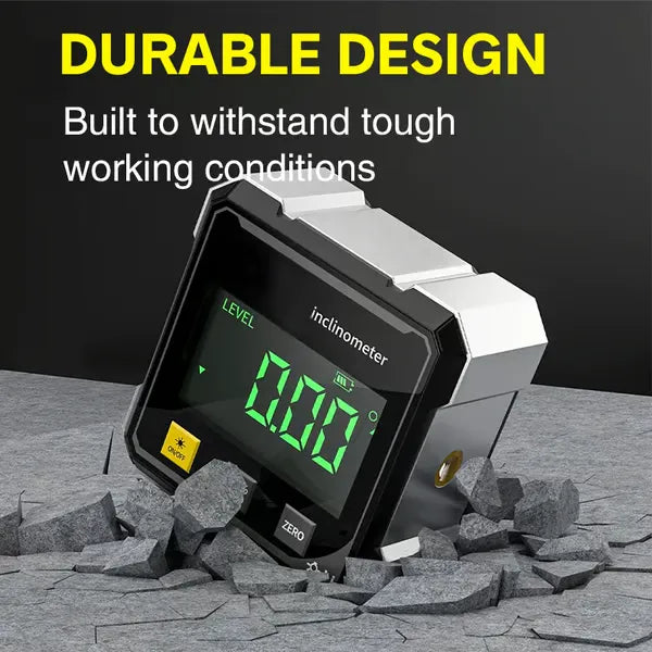🔥Hot Sale🔥4-Side Magnetic Digital Angle Gauge with Laser