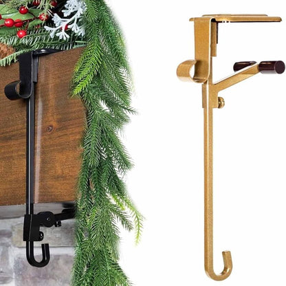 🎄Christmas Sales 50% OFF -2 In 1 Adjustable Christmas Garland and Stocking Hanger