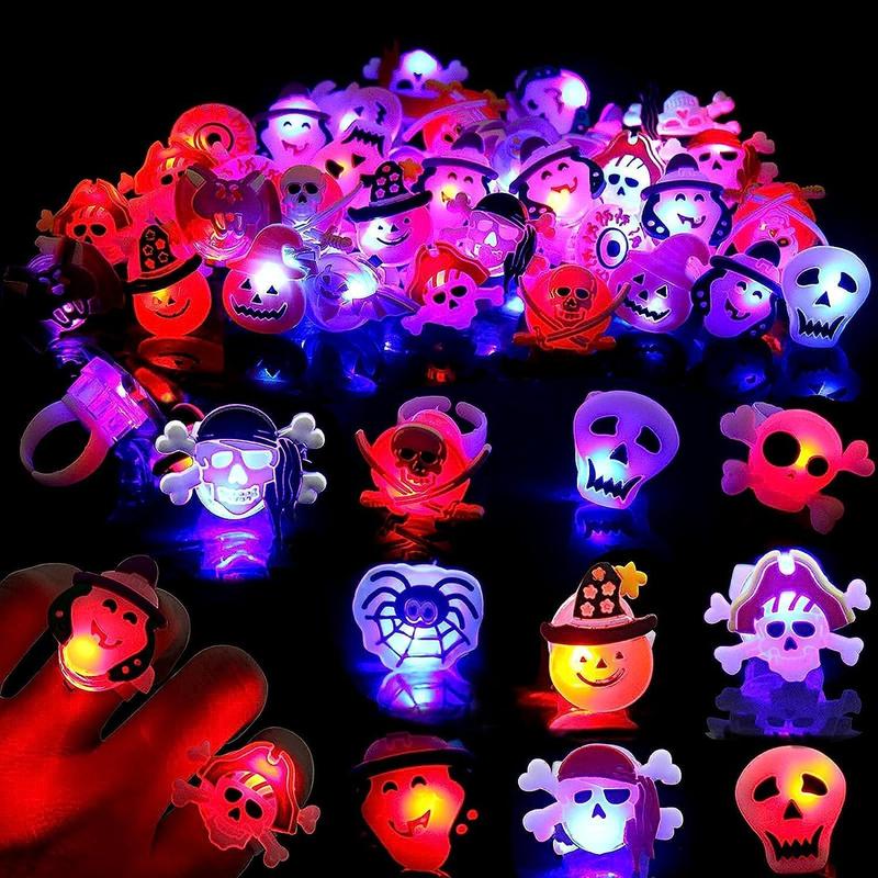 🎁 Holiday Special🔥50Pcs LED Halloween Ring