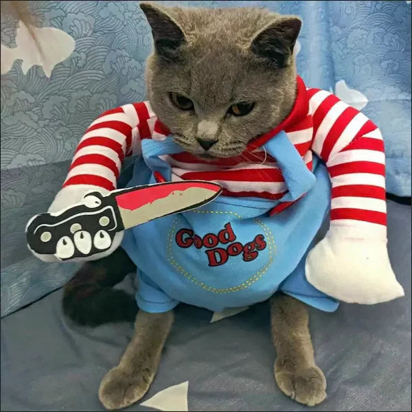 🎁 Holiday Special🔥Pet Deadly Doll Halloween Costume