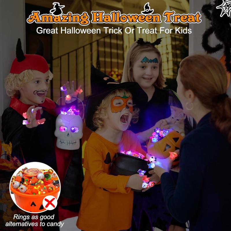 🎁 Holiday Special🔥50Pcs LED Halloween Ring