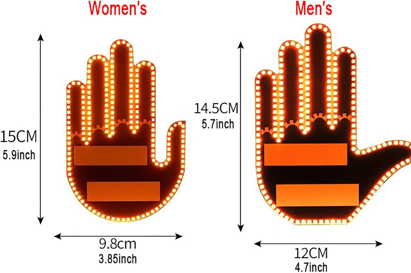 Car Finger Light with Remote