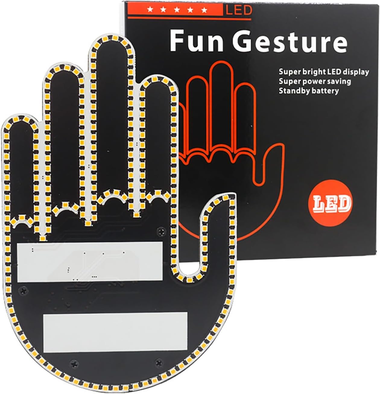 Car Finger Light with Remote