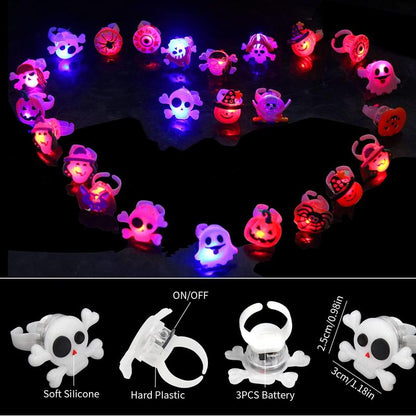 🎁 Holiday Special🔥50Pcs LED Halloween Ring
