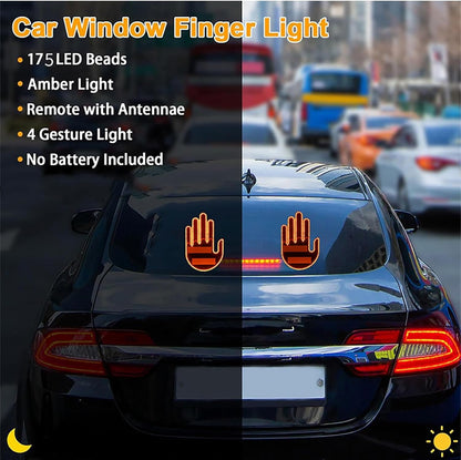 Car Finger Light with Remote
