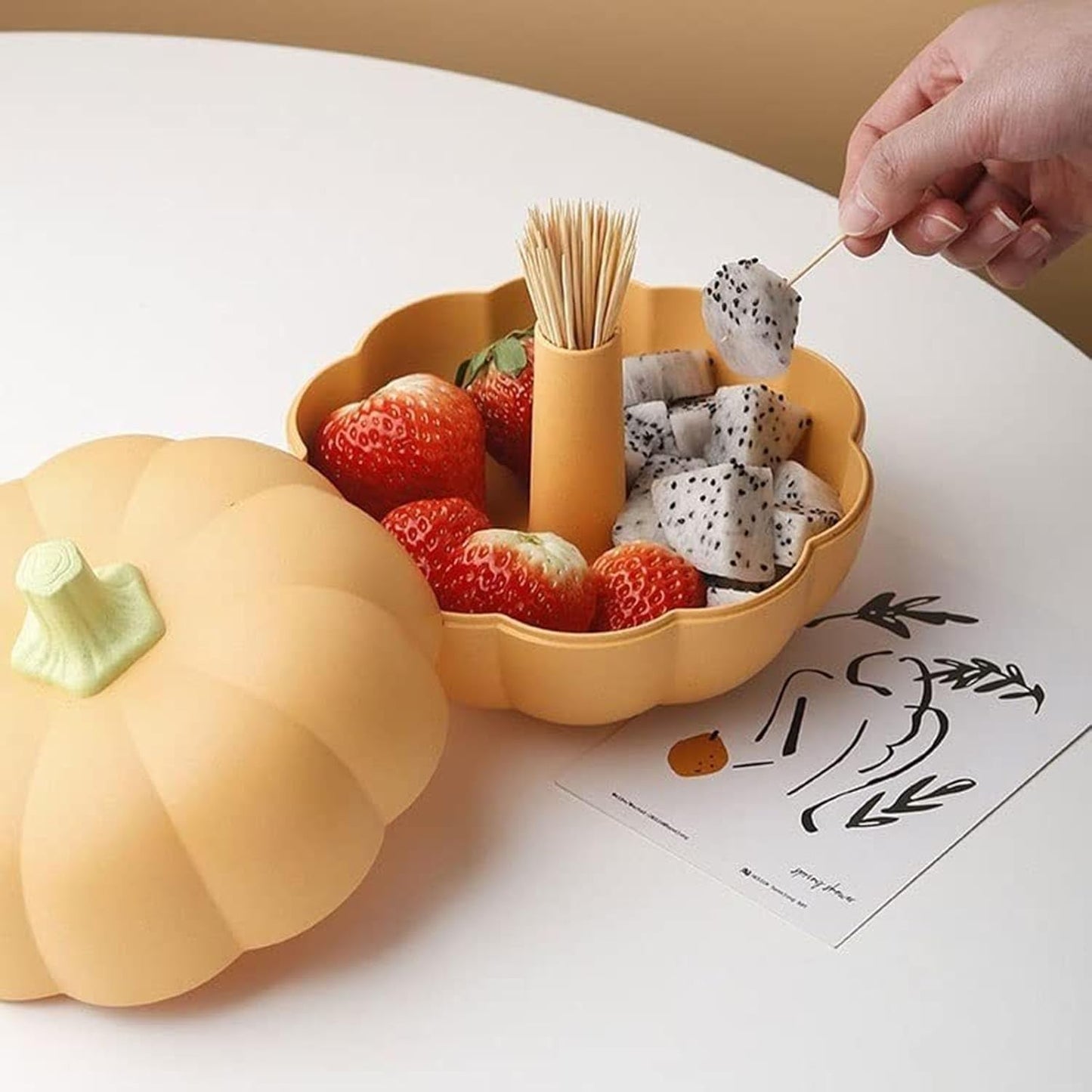 Halloween Pumpkin Snack Bowl