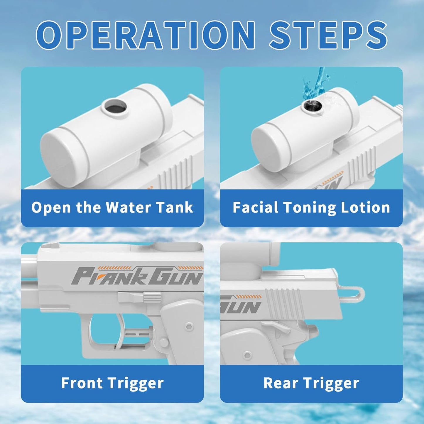 2025 New Water Gun Prank, Reverse Water Gun