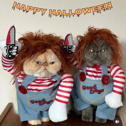 🎁 Holiday Special🔥Pet Deadly Doll Halloween Costume