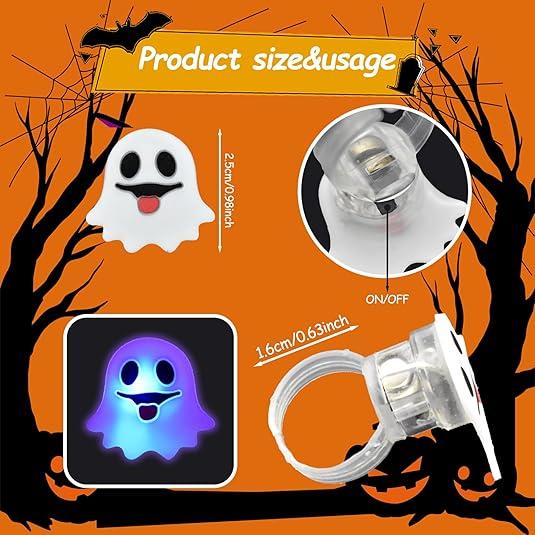 🎁 Holiday Special🔥50Pcs LED Halloween Ring