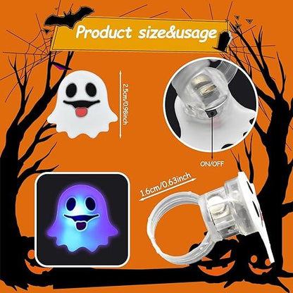 🎁 Holiday Special🔥50Pcs LED Halloween Ring