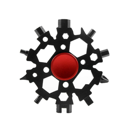 Snowflake Multi-Tool & Fidget Spinner, for Outdoor, Travel, Camping