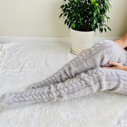 ⏰LAST DAY 50% OFF - ✨2025 Warm Over Knee Extra Long Knitted Socks