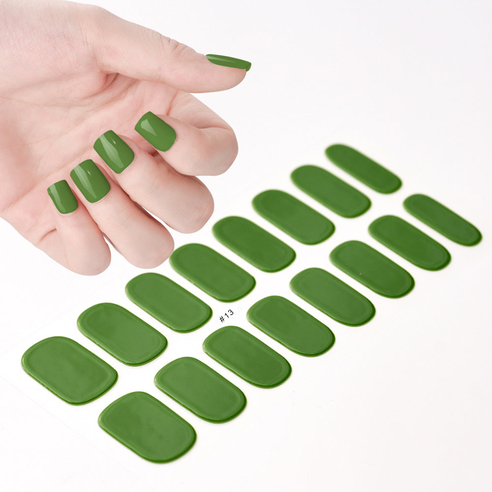 Salon Quality Gel Nail Stickers - Long Lasting Wraps