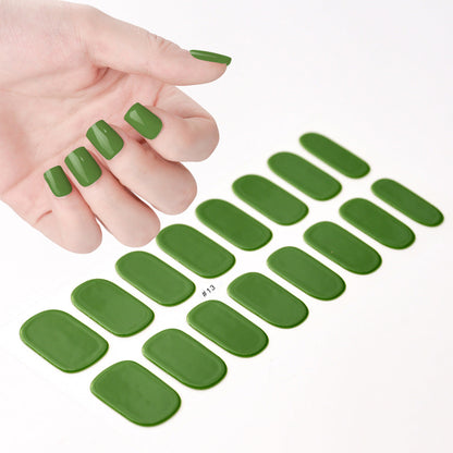 Salon Quality Gel Nail Stickers - Long Lasting Wraps