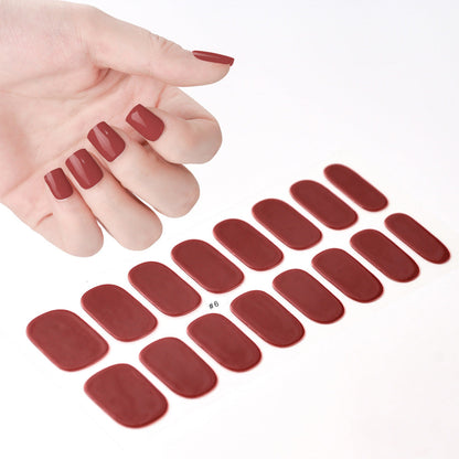 Salon Quality Gel Nail Stickers - Long Lasting Wraps
