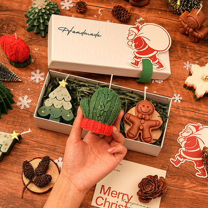 🎄Christmas Tree Deer Shape Aromatherapy Candle Gift Box