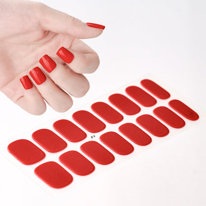 Salon Quality Gel Nail Stickers - Long Lasting Wraps