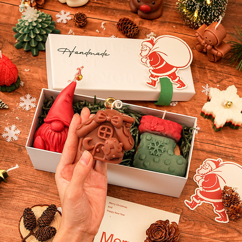 🎄Christmas Tree Deer Shape Aromatherapy Candle Gift Box