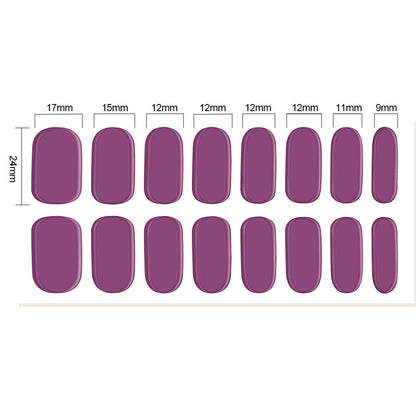 Salon Quality Gel Nail Stickers - Long Lasting Wraps