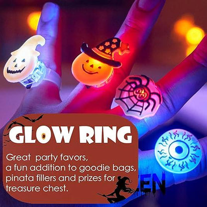 🎁 Holiday Special🔥50Pcs LED Halloween Ring