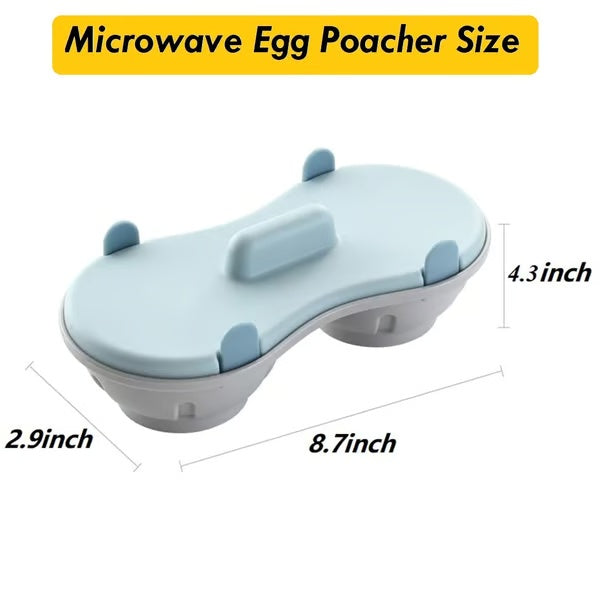 💥 New for 2025 🛡️ Microwave Egg Steamer