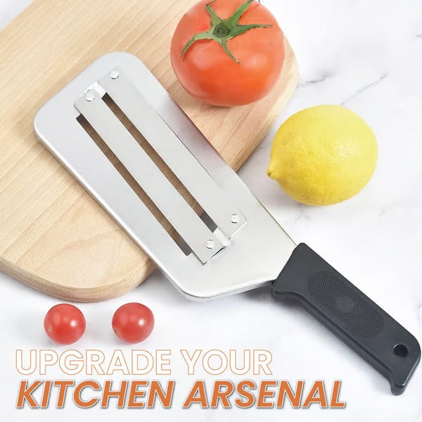 💥 Hot Sale 🌟 Stainless Steel Double-layer Slicer