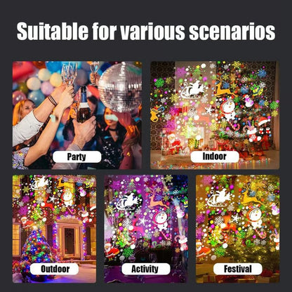 🎁 Holiday Special 🎉 16 images of Christmas projection lights