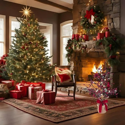 🎁🎄Early Christmas Promotion🐦Vintage Glowing Tree with Cardinals