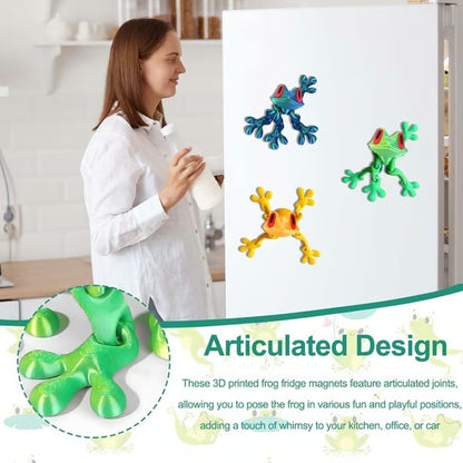 🐸✨2025 Trending 3D Magnetic Frog Figurine with Movable Joints